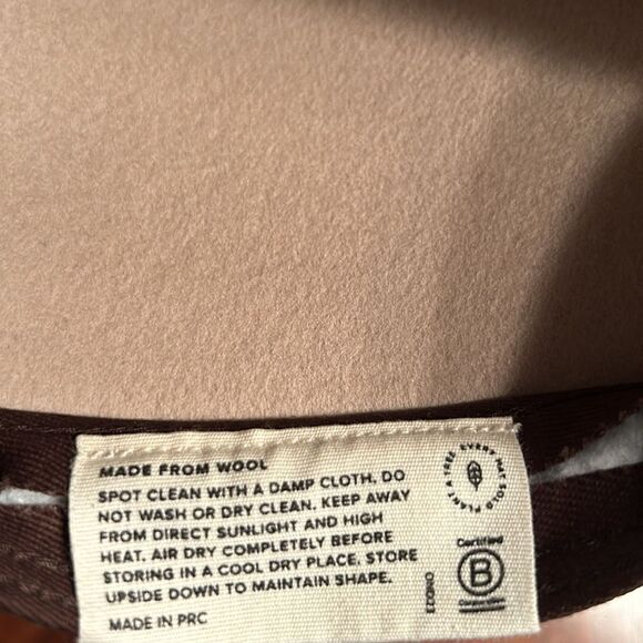 Will + Bear Cream Wool Fedora Unisex Hat(Size XL) main image 9